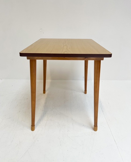 Image 1 of Table d'école Schilte avec plateau en formica, 1970's