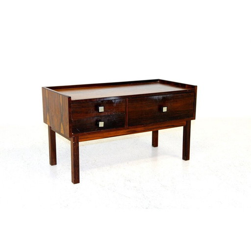 Commode vintage en palissandre et métal, Suède 1960