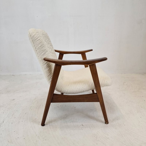 Image 1 of Fauteuil vintage en teck par Louis van Teeffelen, Pays-Bas 1960