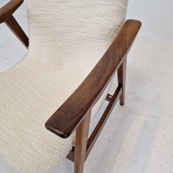 Image 1 of Fauteuil vintage en teck par Louis van Teeffelen, Pays-Bas 1960