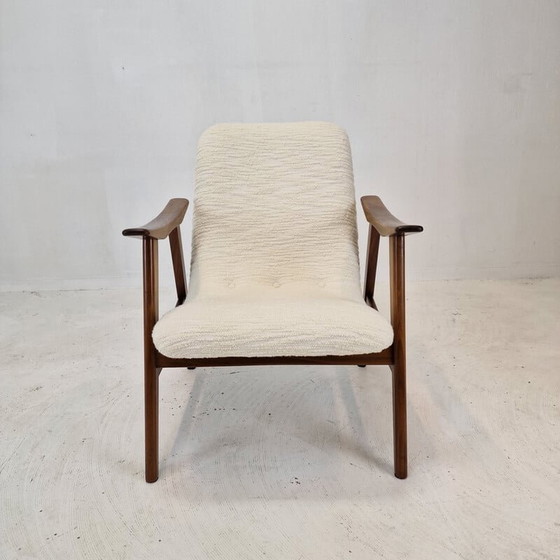 Image 1 of Fauteuil vintage en teck par Louis van Teeffelen, Pays-Bas 1960