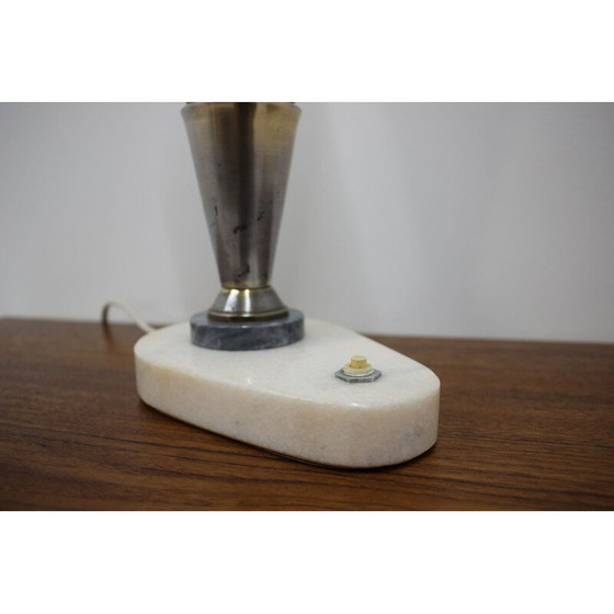 Image 1 of Lampe de table vintage en marbre, 1960