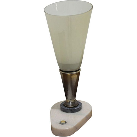 Image 1 of Lampe de table vintage en marbre, 1960