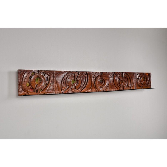 Image 1 of Pièce murale vintage en bois, Italie 1950