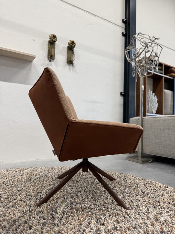 Image 1 of Label Vandenberg Gustav Fauteuil avec pouf Duo Upholstery