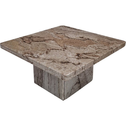 Table basse vintage en granit, Italie 1980