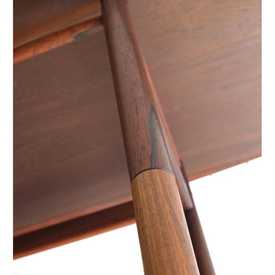 Image 1 of Table basse vintage en bois de rose par Grete Jalk pour Poul Jeppesen, 1960