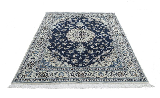 Image 1 of Tapis persan noué à la main original Naïn 12 La 244 X 165 Cm