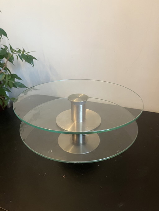 Etagère de 2 assiettes à gâteaux