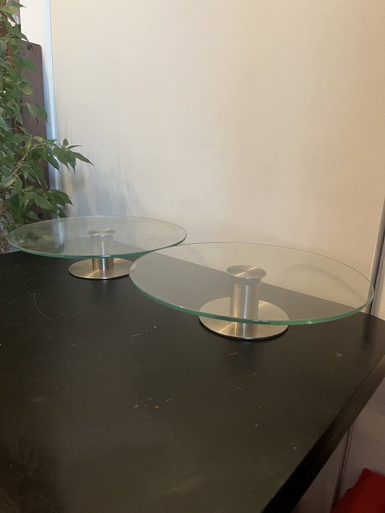 Image 1 of Etagère de 2 assiettes à gâteaux