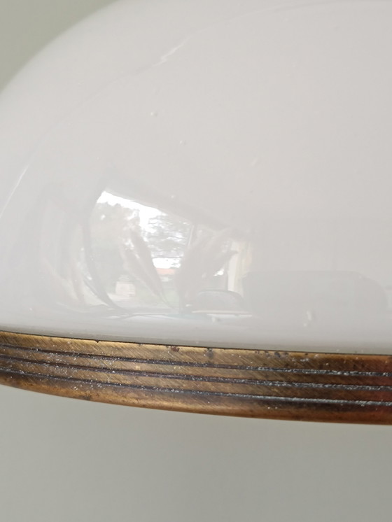 Image 1 of Suspension Opaline Blanche