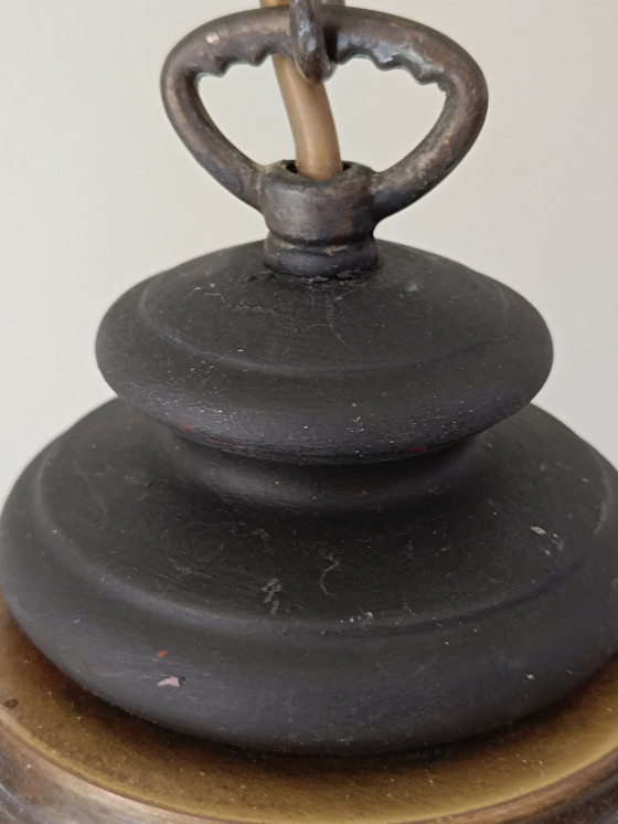 Image 1 of Suspension Opaline Blanche