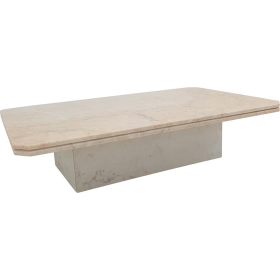 Image 1 of Table basse vintage en marbre, Italie 1970
