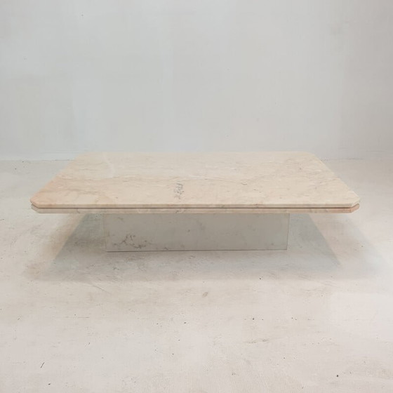 Image 1 of Table basse vintage en marbre, Italie 1970
