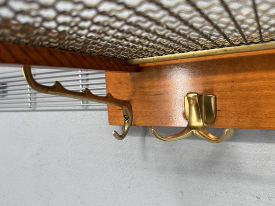 Image 1 of Retro Mid Century Art Deco Train Coat Stand