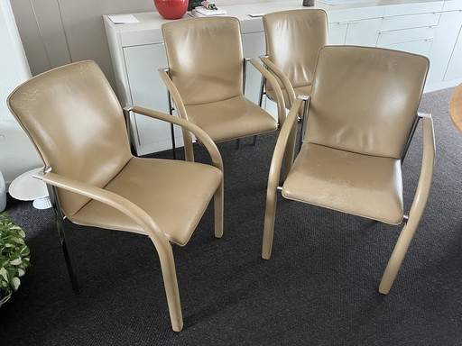 6x Leolux Cimarrone Dining Chair