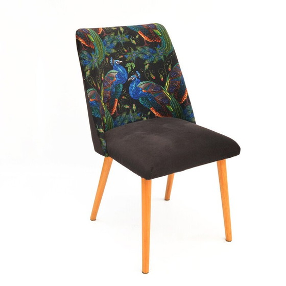 Image 1 of Chaise vintage en hêtre "patyczak", Pologne 1960s