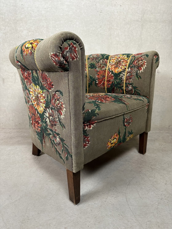 Image 1 of Fauteuil botanique vintage