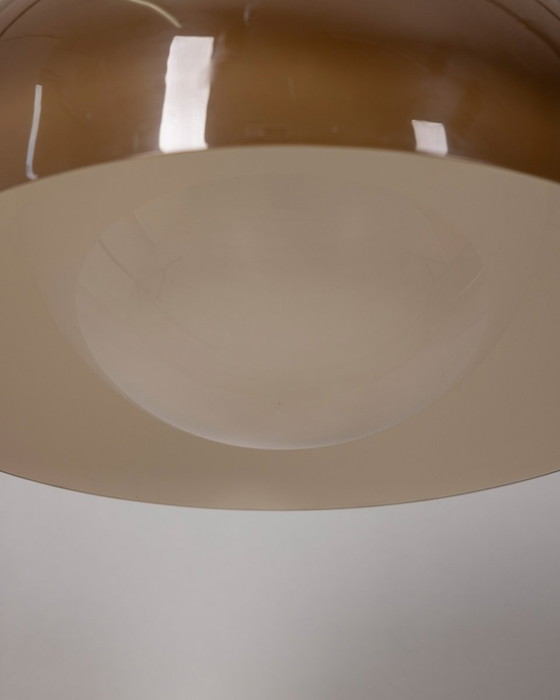 Image 1 of Lustre Vintage 70S en plastique brun