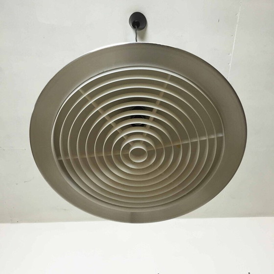 Image 1 of Lampe suspendue vintage en métal par Jo Hammerborg pour Fog and Morup, Danemark 1960