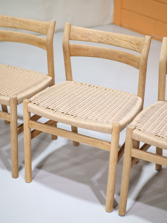 Image 1 of 6X Chaises de salle à manger Børge Mogensen Bm1 Chêne Danois Vintage