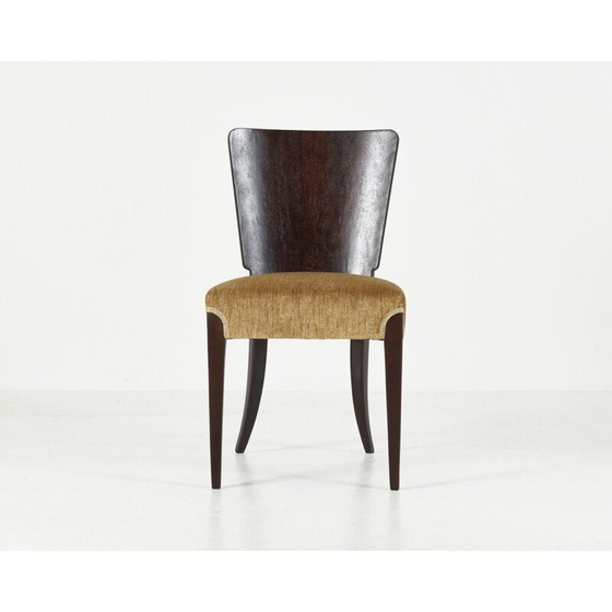 Image 1 of Ensemble de 4 chaises vintage modèle H 214 par Jindřich Halabala, Tchécoslovaquie 1930