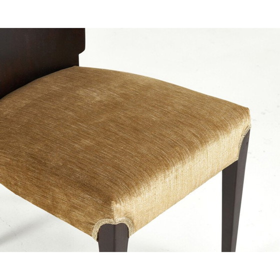 Image 1 of Ensemble de 4 chaises vintage modèle H 214 par Jindřich Halabala, Tchécoslovaquie 1930