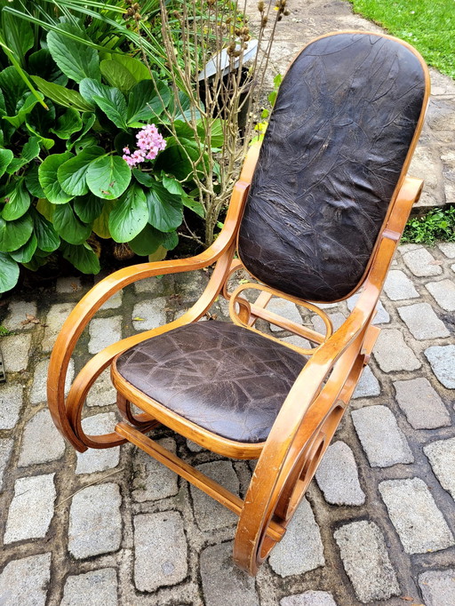 Chaise Rocking Chair À Bascule.