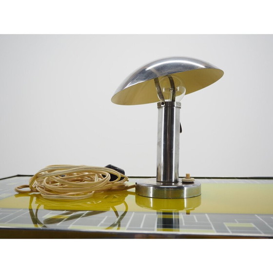 Image 1 of Lampe chromée vintage, Tchécoslovaquie 1920