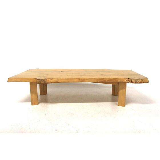 Image 1 of Table basse vintage en orme, Suède 1970