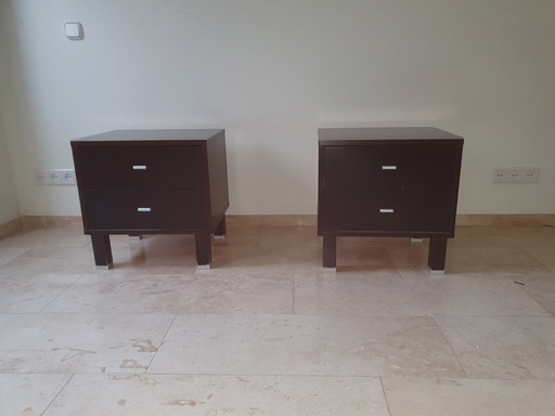 2 Tables de chevet de BO Concept