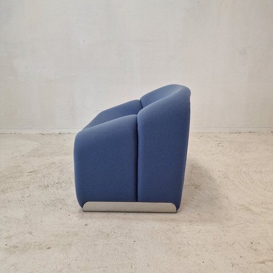 Image 1 of Chaise Vintage Groovy F598 en laine d'origine par Pierre Paulin pour Artifort, 1980