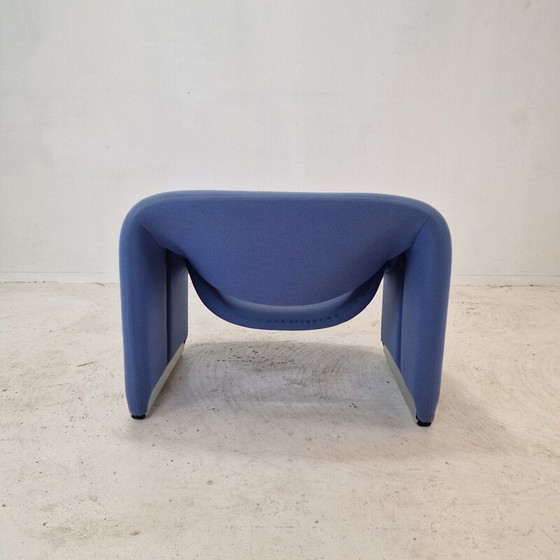 Image 1 of Chaise Vintage Groovy F598 en laine d'origine par Pierre Paulin pour Artifort, 1980
