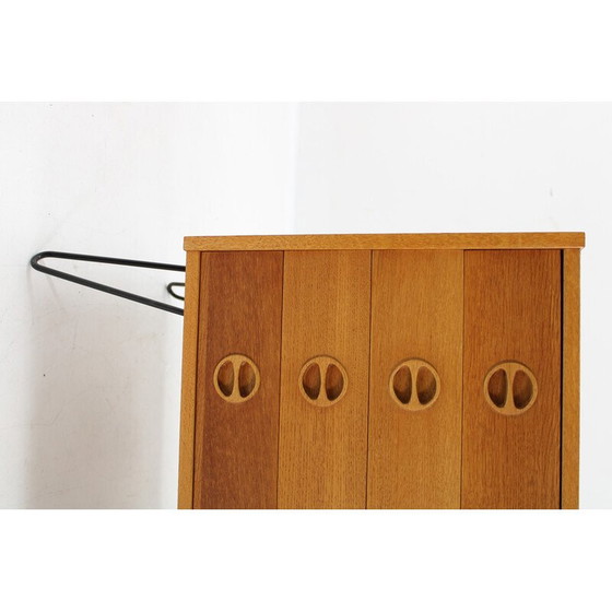Image 1 of Commode vintage en chêne recyclé avec tiroirs, Danemark 1960