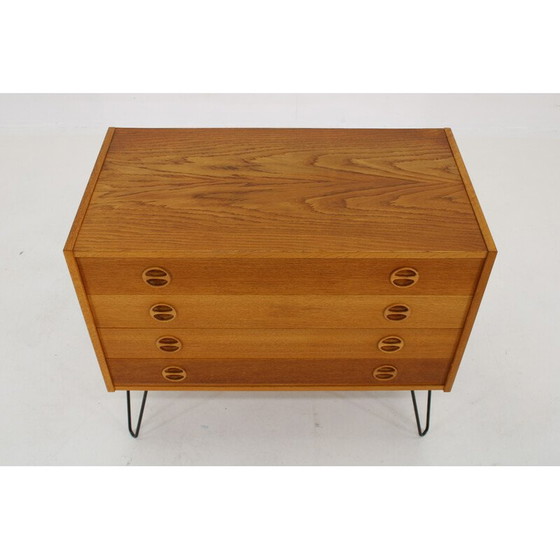 Image 1 of Commode vintage en chêne recyclé avec tiroirs, Danemark 1960
