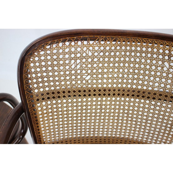 Image 1 of Paire de fauteuils vintage en bois courbé No. 811 par Josef Hoffmann pour Thonet, Tchécoslovaquie années 1920