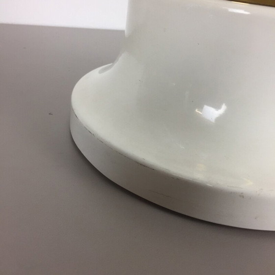 Image 1 of Lampe de table à ampoule italienne en verre - années 1970