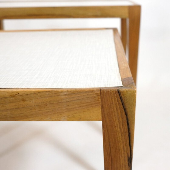 Image 1 of Tables gigognes vintage en noyer, 1960