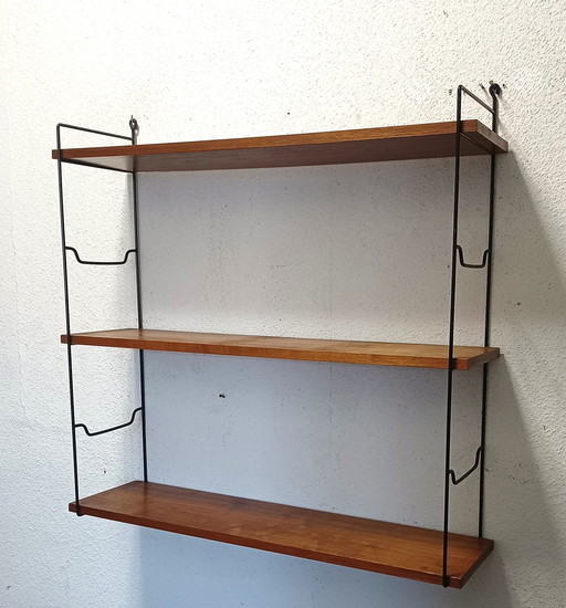 Rack mural Fifties avec trois étagères