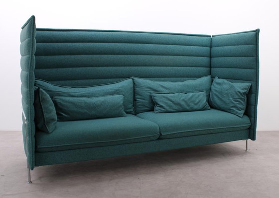 Image 1 of Vitra Alcove Bench Blue/Green