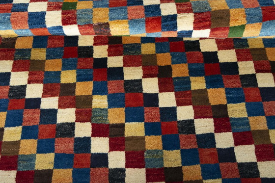 Image 1 of 230 X 155 cm Tapis Gabbeh en laine noué à la main