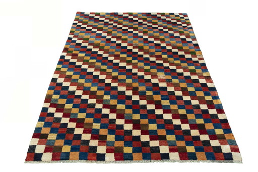 230 X 155 cm Tapis Gabbeh en laine noué à la main