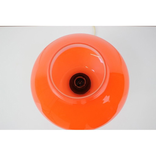 Lampe de table vintage en verre et métal par Stepan Tabery, Tchécoslovaquie 1970