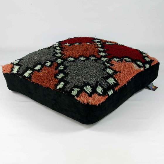 Image 1 of Coussin de sol berbère marocain Pouf, pièce unique, fait main