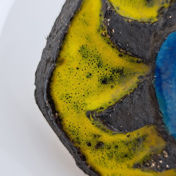 Image 1 of Poignée de porte vintage en céramique JAN NOLF, fabriquée en Belgique