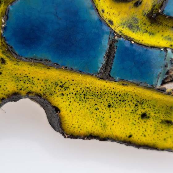 Image 1 of Poignée de porte vintage en céramique JAN NOLF, fabriquée en Belgique