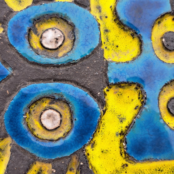 Image 1 of Poignée de porte vintage en céramique JAN NOLF, fabriquée en Belgique