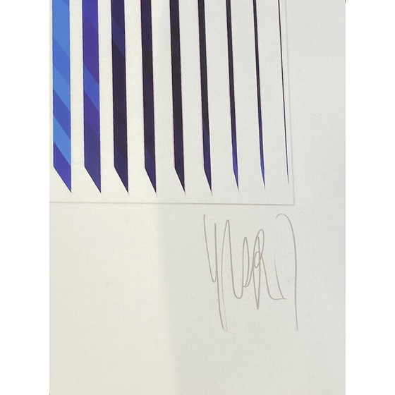 Image 1 of Sérigraphie vintage Yvaral de Mona Lisa