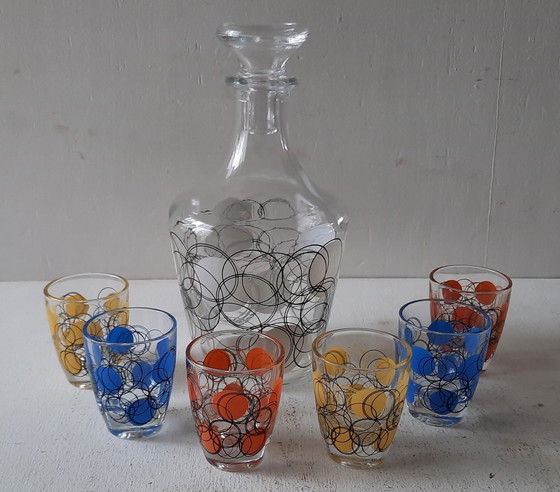 Image 1 of Luminarc France Liqueur Set ; 1X Carafe et 6X Verres à Liqueur