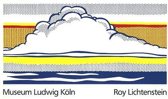 Image 1 of Roy Lichtenstein --- Nuage et mer